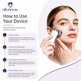 Advanced EMS Microcurrent Facial Toning & Body Sculpting Roller Massager