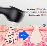 Multi-functional Silicone Facial Cleansing Device With Vibrating Massage Function