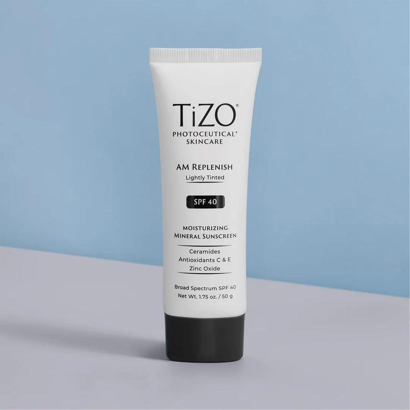 TIZO® AM REPLENISH lightly tinted silky smooth finish spf 40