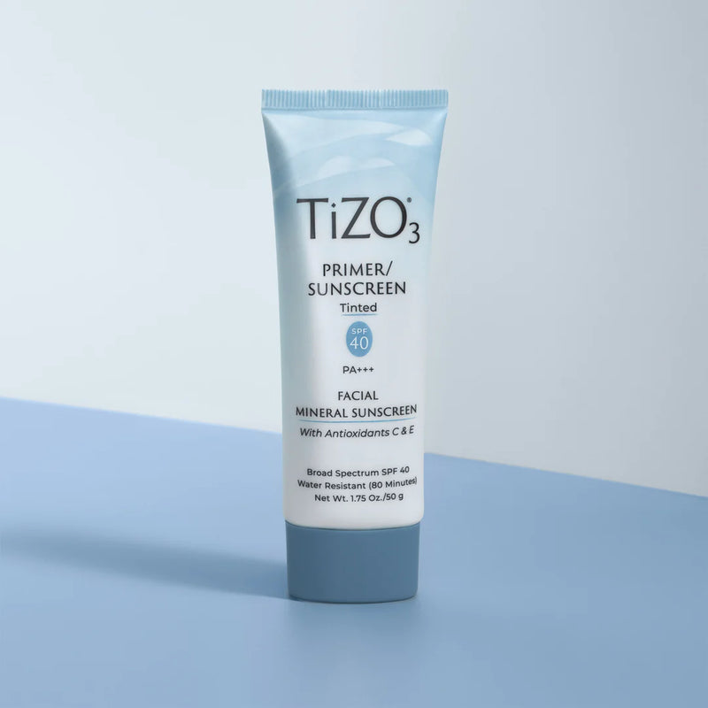 TIZO3 FACIAL PRIMER SUNSCREEN tinted matte finish SPF 40
