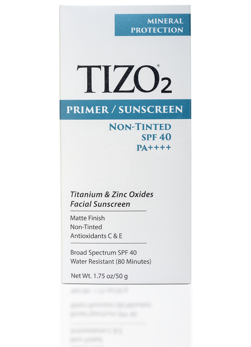 TIZO2 FACIAL PRIMER SUNSCREEN non-tinted matte finish SPF 40