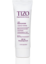TIZO® AM REPLENISH lightly tinted silky smooth finish spf 40